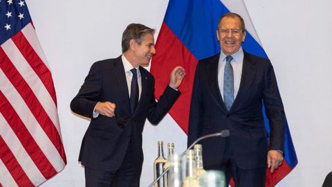 Primera reunión de los ministros de Exteriores estadounidense y ruso, Antony Blinken y Serguéi Lavrov