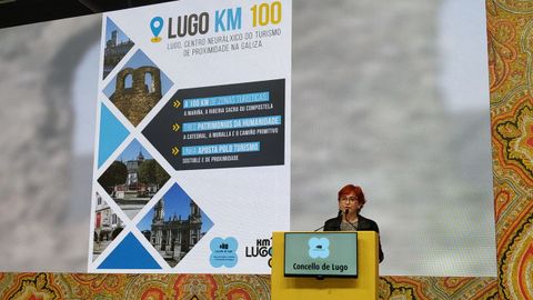 La concejala de Turismo, Maite Ferreiro, presenta la campaña de Lugo en Fitur