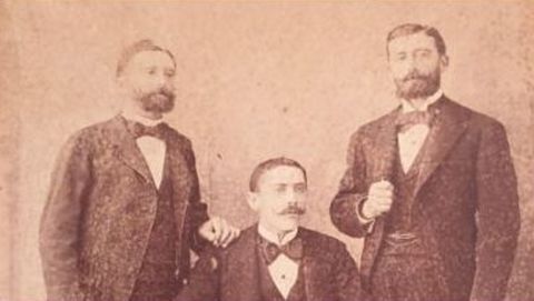 José Benito, Ramón y Balbino Lage en Santiago de Cuba