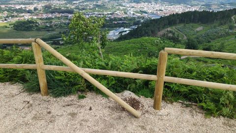 Actos vandálicos registrados en el parque forestal de A Tomba, en Pontevedra