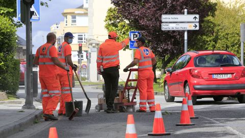 Se inician los preparativos para cerrar al tráfico la Ronda por A Mosqueira
