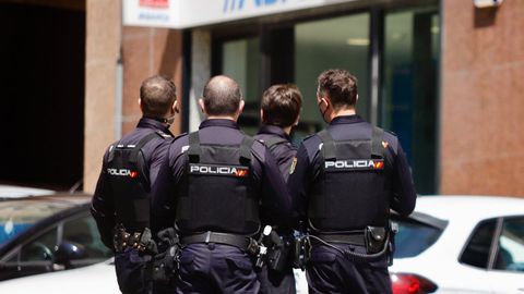 Imagen de archivo de una intervención de la Policía Nacional en Vigo