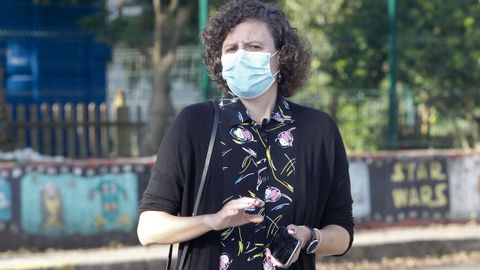 María Ferreirós, portavoz del PSOE en Valga