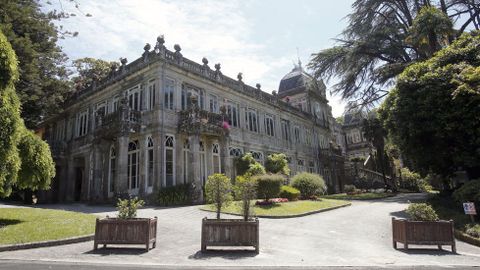 Pazo de Lourizán muy deteriorado