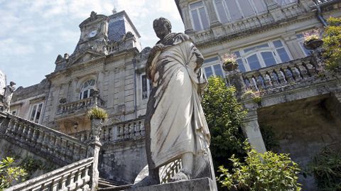 Pazo de Lourizán muy deteriorado