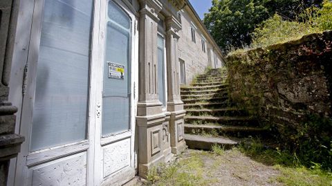 Pazo de Lourizán muy deteriorado