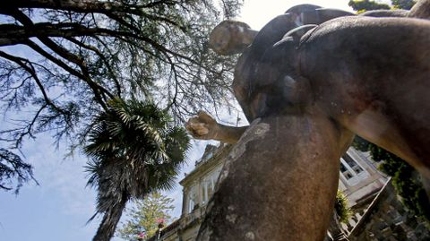 Pazo de Lourizán muy deteriorado