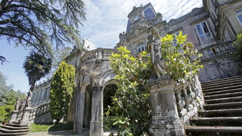 Pazo de Lourizán muy deteriorado