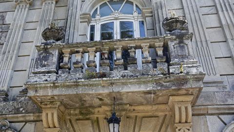 Pazo de Lourizán muy deteriorado