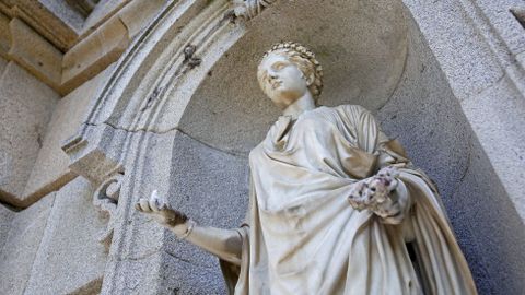 Pazo de Lourizán muy deteriorado