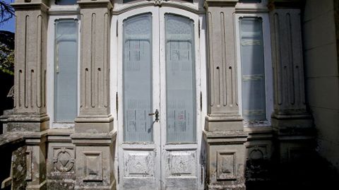 Pazo de Lourizán muy deteriorado