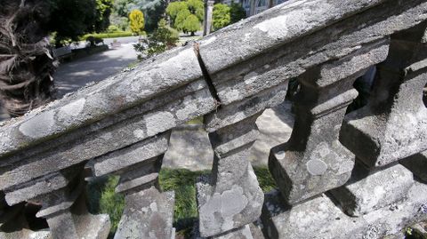 Pazo de Lourizán muy deteriorado