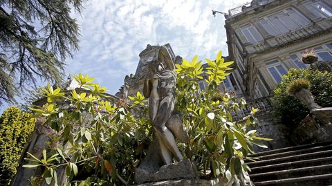 Pazo de Lourizán muy deteriorado