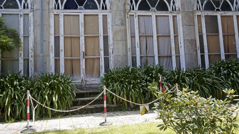 Pazo de Lourizán muy deteriorado