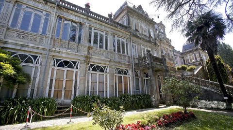 Pazo de Lourizán muy deteriorado