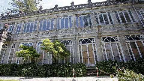Pazo de Lourizán muy deteriorado