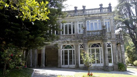 El Pazo de Lourizán muy deteriorado