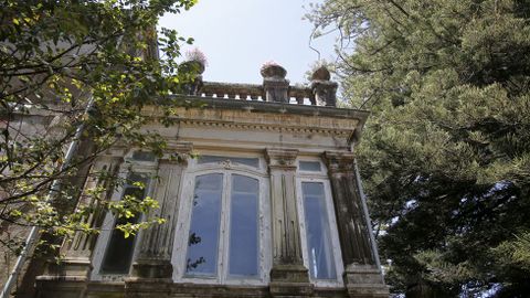El Pazo de Lourizán muy deteriorado
