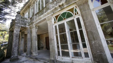 El Pazo de Lourizán muy deteriorado