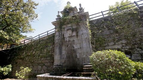 El Pazo de Lourizán muy deteriorado