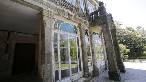 El Pazo de Lourizán muy deteriorado