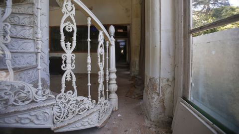 El Pazo de Lourizán muy deteriorado
