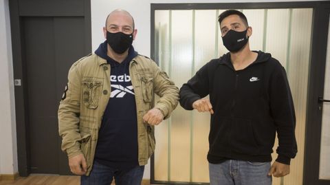 Ricardo Pallas, presidente saliente, y Germán Riveiro