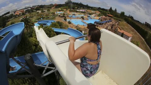 Al contrario que el de Cerceda, que es al aire libre (en la imagen), Jácome propone ahora un aquapark bajo techo