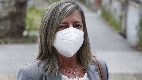 María Rocío Eiroa, en el Sanatorio Marítimo de Oza.