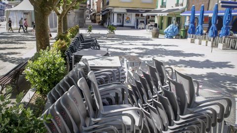 Los locales hosteleros de A Pobra se vieron obligados a cerrar de nuevos sus puertas al entrar en el nivel máximo de alerta