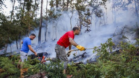 El último incendio en Tállara calcinó unas 60 hectáreas el verano pasado