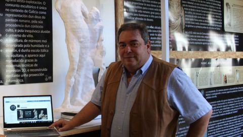 El alcalde de Verín, en una foto de archivo, en el Museo Mercedario