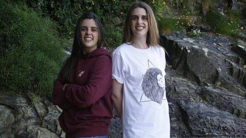 Diana y Paloma González Brandariz, de Sada, crean una marca de ropa sostenible.