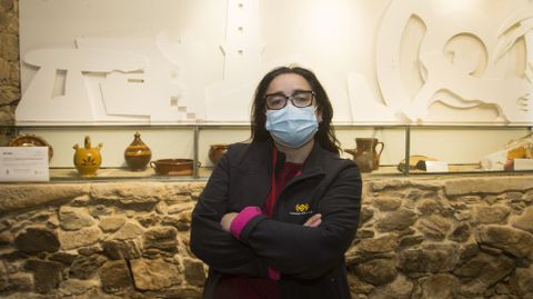 Raquel López, guía de las Torres do Allo