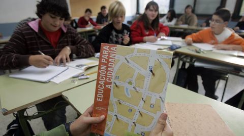 Imagen de archivo del primer año de Educación para la Ciudadanía en secundaria, en el curso 2008/09