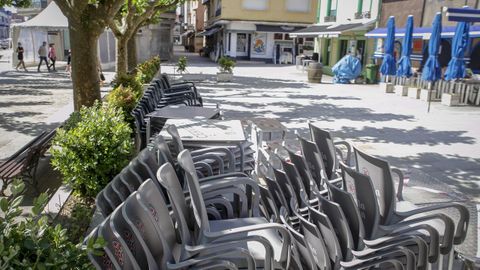 La hostelería de A Pobra tuvo que volver a cerrar sus puertas el sábado al regresar al nivel máximo de restricciones por el covid