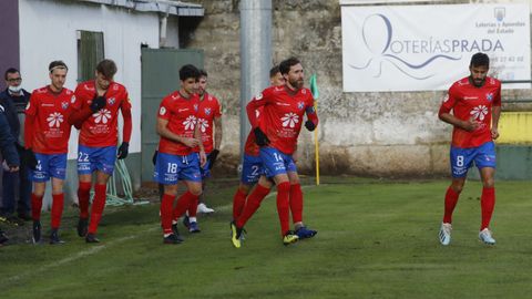 El CD Barco durante un partido esta temporada