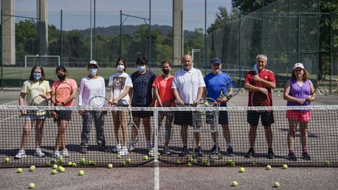 Xestal Clausura en la escuela de Tenis de Ribadavia