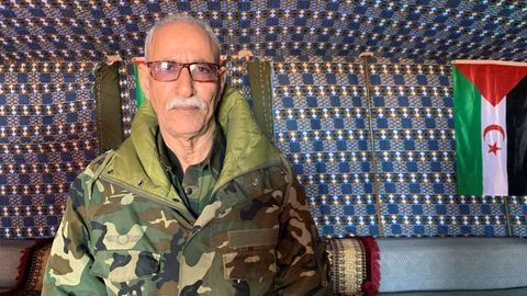 El líder del Frente Polisario, Brahim Gali