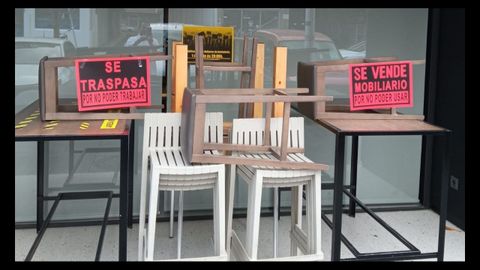 El restaurante Fumeiro, en Cantarrana, uno de los negocios hosteleros que ha optado por cerrar mientras duren las restricciones que solo permiten funcionar con la terraza al 50%