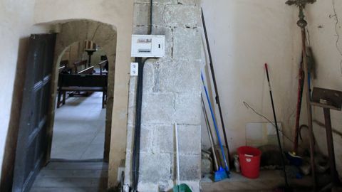 Interior de la iglesia de Penamaior, zona de la sacristía