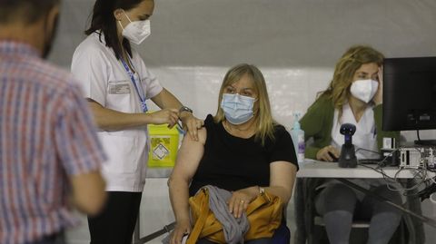 El Paco Paz comenzó a funcionar como centro de vacunación
