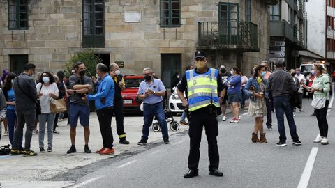 Protesta de los hosteleros por el cierre del municipio