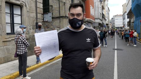 Protesta de los hosteleros por el cierre del municipio