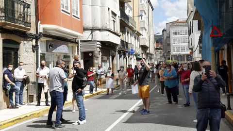 Protesta de los hosteleros por el cierre del municipio