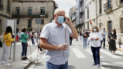 Protesta de los hosteleros por el cierre del municipio
