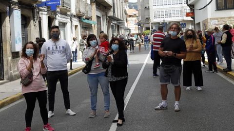Protesta de los hosteleros por el cierre del municipio