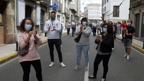 Protesta de los hosteleros por el cierre del municipio
