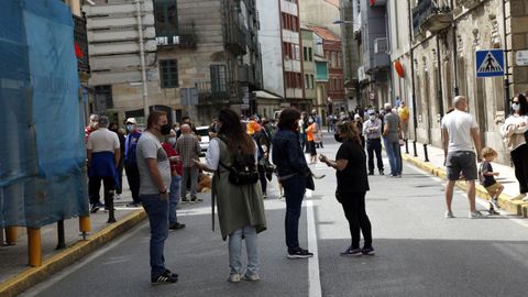 Protesta de los hosteleros por el cierre del municipio