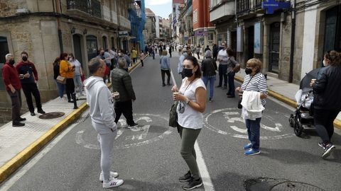 Protesta de los hosteleros por el cierre del municipio